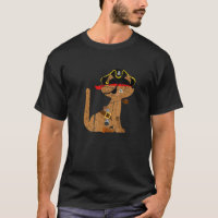 Birthday Party Themed Cute Cat Pirate Captain Men
