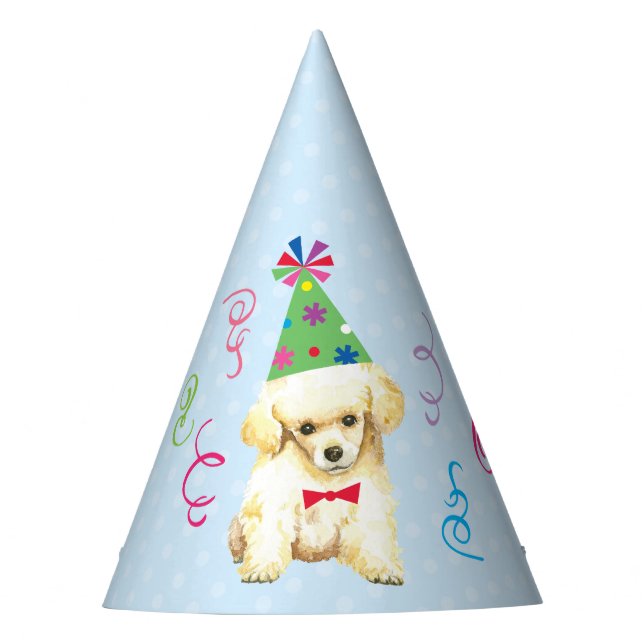 Birthday Party Toy Poodle Hat (Front)