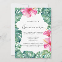 Birthday Party Tropical Theme Quinceanera