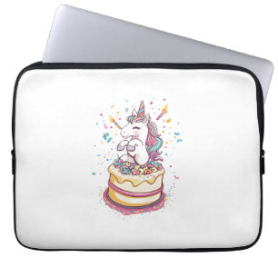 Birthday Party Unicorn (1) Laptop Sleeve