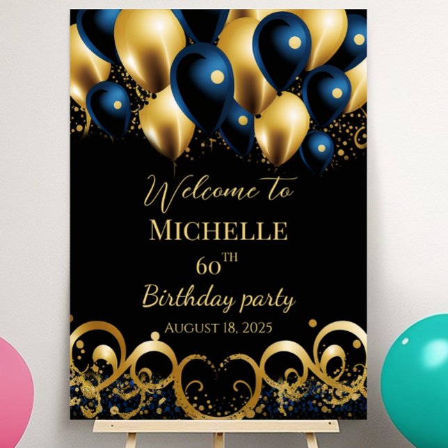 Birthday party welcome sign (Creator Uploaded)