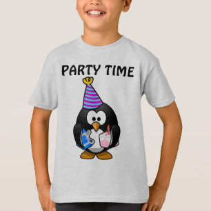BIRTHDAY PENGUIN KIDS T-SHIRTS