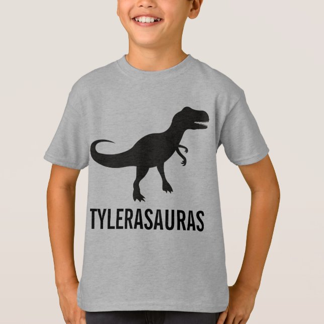 Birthday Personalised Dinosaur Shirt (Front)