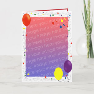 birthday photo card