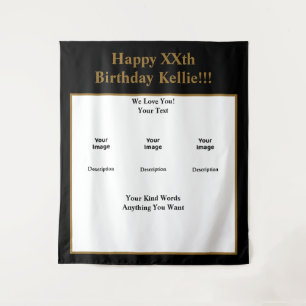Birthday Photo/History Tapestry