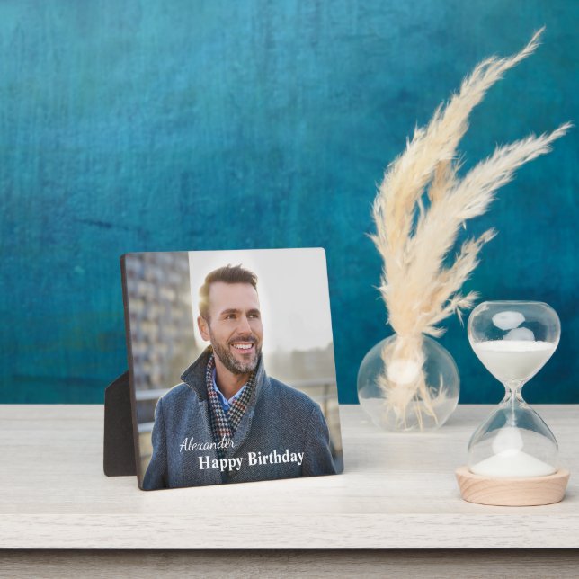 Birthday Photo Picture Custom   Plaque (Insitu)