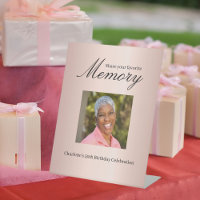 Birthday photo rose gold share a memory