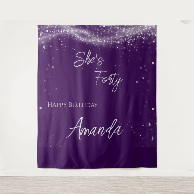 Birthday photo tapestry (Front)