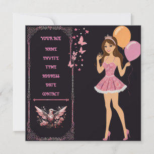 Birthday photo template you can fully personalise