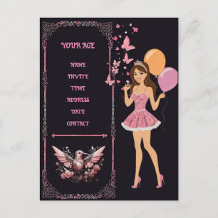 Birthday photo template you can fully personalise  postcard