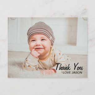 Birthday Photo Thank You Postcard