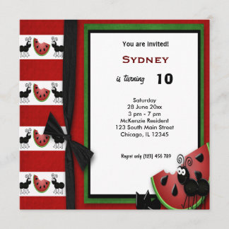Birthday Picnic Invitation