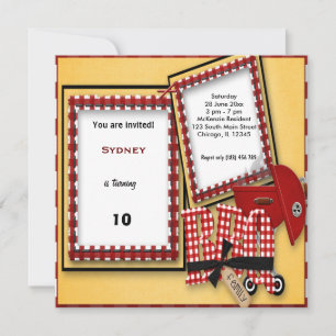 Birthday Picnic Invitation