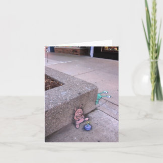 birthday pig surprise greeting card