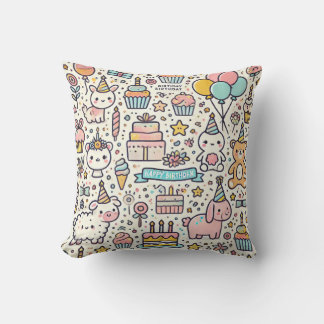 Birthday pillow cushion