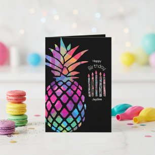 Birthday Pineapple Greeting Card