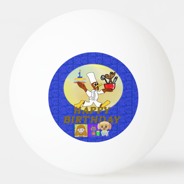 Birthday Ping Pong Ball (Front)