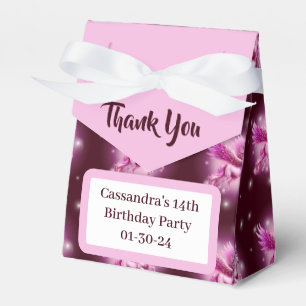 Birthday Pink Pegasus Fantasy Design Favour Box
