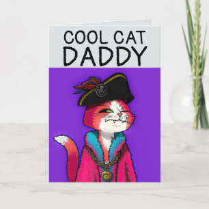 BIRTHDAY PIRATE CAT OVERSIZED GREETING CARD HIM
