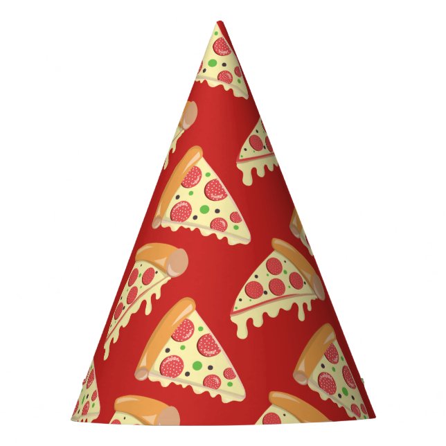 Birthday Pizza Party Hat (Front)