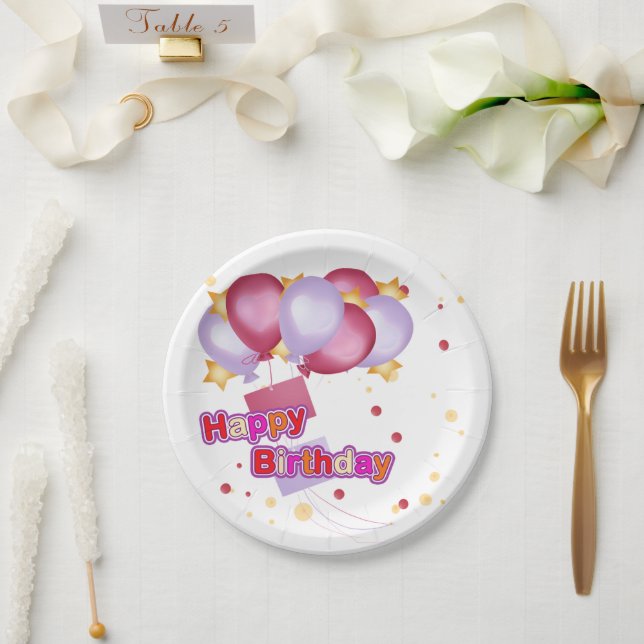 Birthday Plates (Wedding)