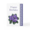 Birthday, Poem African Violet Purple Flower