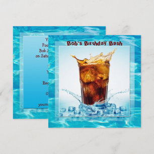 Birthday Pool Bash Invitation