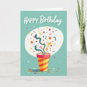 Birthday Popper Card