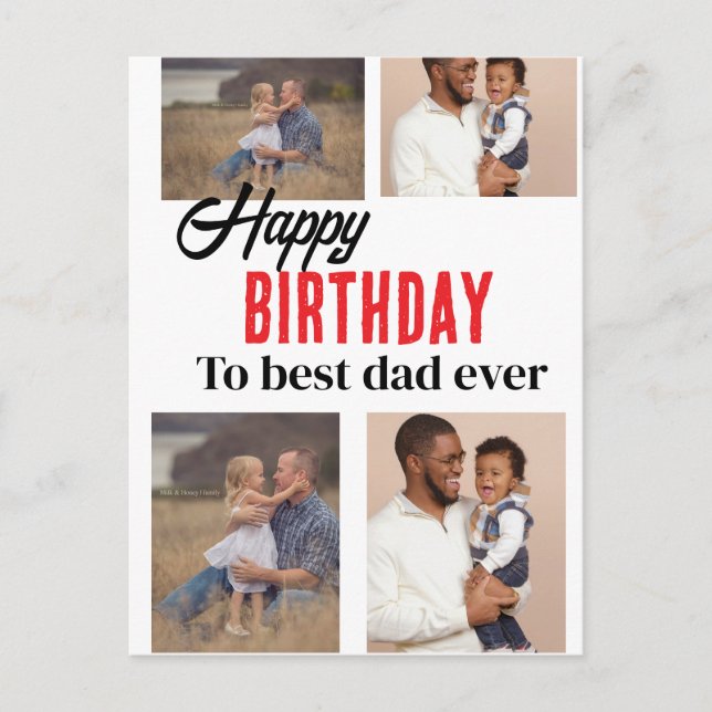 birthday post card (Front)