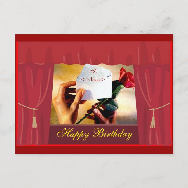 Birthday Postcard (Front)