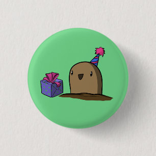 Birthday Potato 3 Cm Round Badge