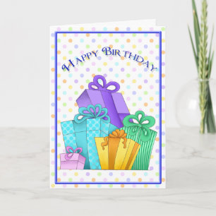 Birthday Presents Greeting Card
