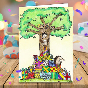 BIRTHDAY PRESENTS greeting card by Nicole Janes