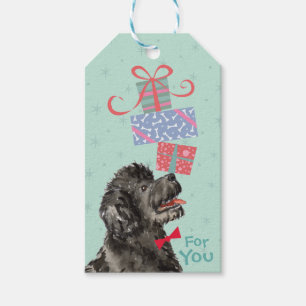 Birthday Presents Portuguese Water Dog Gift Tags