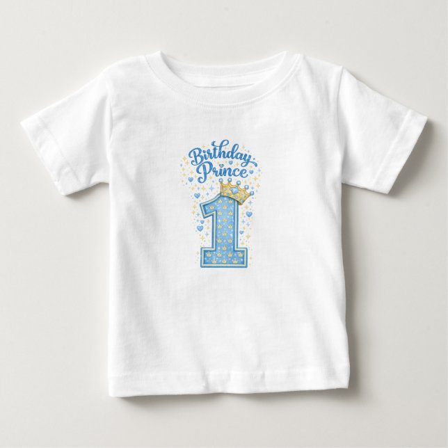 Birthday Prince 1 T-Shirt (Front)