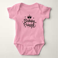 Birthday Princess Baby Bodysuit