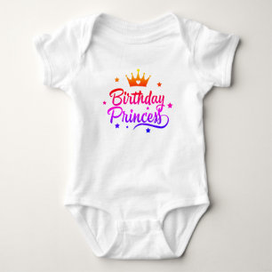 Birthday Princess Baby Bodysuit