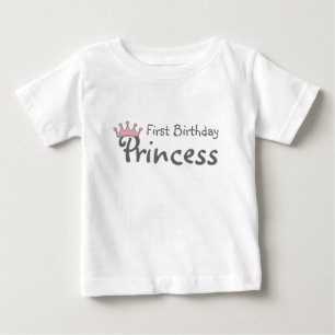 Birthday Princess Crown Baby T-Shirt