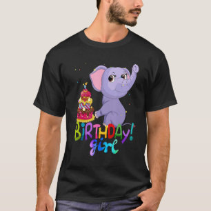 Birthday Princess Girl IT'S MY BIRTHDAY Elephant G T-Shirt