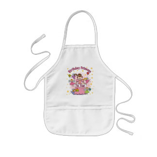 Birthday Princess I'm Four T-shirts and Gifts Kids Apron