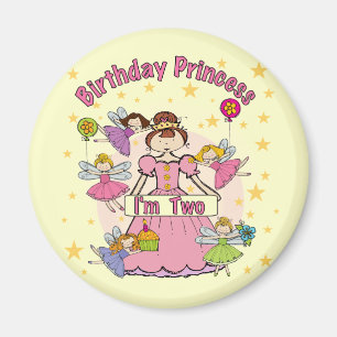Birthday Princess I'm Two T-shirts and Gifts Magnet