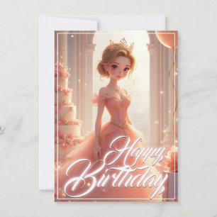 Birthday Princess in a Dreamy Pink Gown