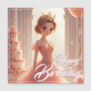 Birthday Princess in a Dreamy Pink Gown