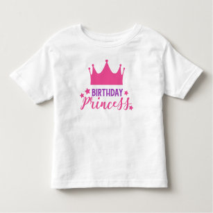 Birthday Princess, Little Princess, Crown, Stars Toddler T-Shirt