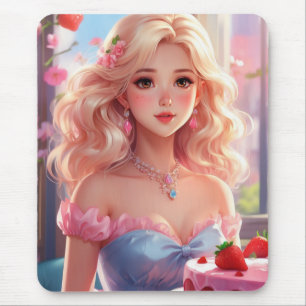Birthday princess  mouse pad