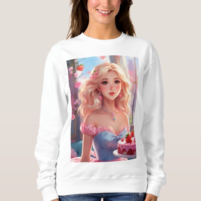 Birthday princess  sweatshirt (Front)
