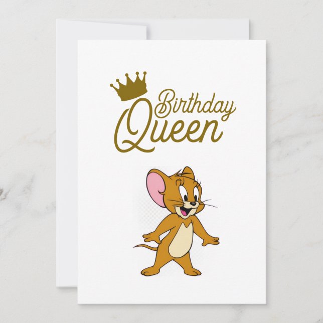 Birthday Queen Card (Front)