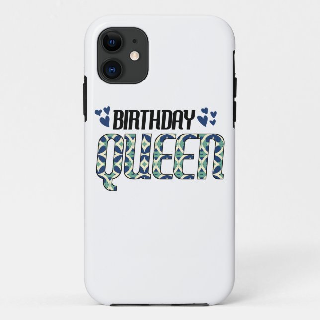 Birthday Queen Case-Mate iPhone Case (Back)