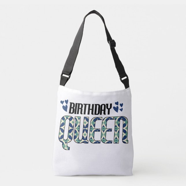 Birthday Queen Crossbody Bag (Front)