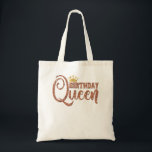 Birthday Queen Crown Gift Girly Rose Wife Bestie Tote Bag<br><div class="desc">Birthday Queen Crown Gift Girly Rose Wife Bestie</div>